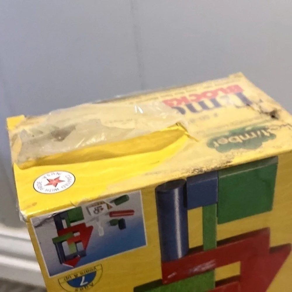 Vintage T.C. Timber Time Blocks Game 50-9151 New Sealed HABA Hardwood 1993 STEM